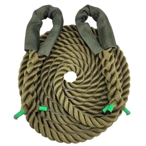 rs olive 3 strand nylon recovery tow rope