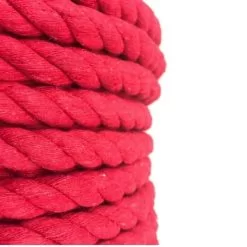 rs red natural cotton rope 5