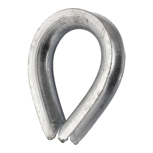 40mm galvanised steel rope thimble 1