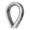 40mm galvanised steel rope thimble 2