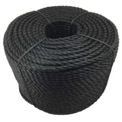 rs black polypropylene rope 1
