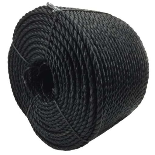 rs black polypropylene rope 3