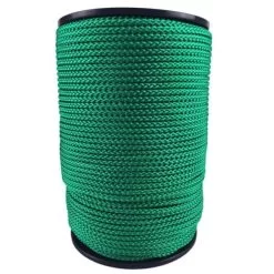 rs emerald green braided polypropylene rope 2