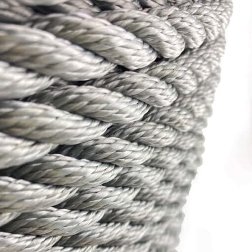 40mm Synthetic Grey Decking Rope (By The Metre) - RopeServices UK