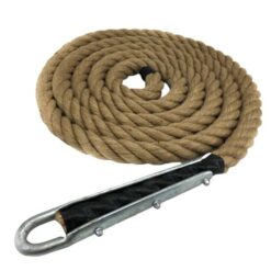 rs natural jute gym rope with tulip fitting