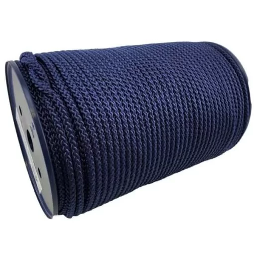 rs navy blue braided polypropylene rope 3