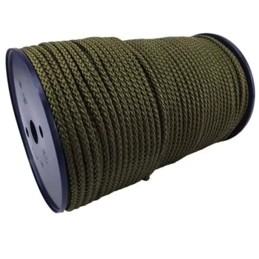 rs olive braided polypropylene rope 3