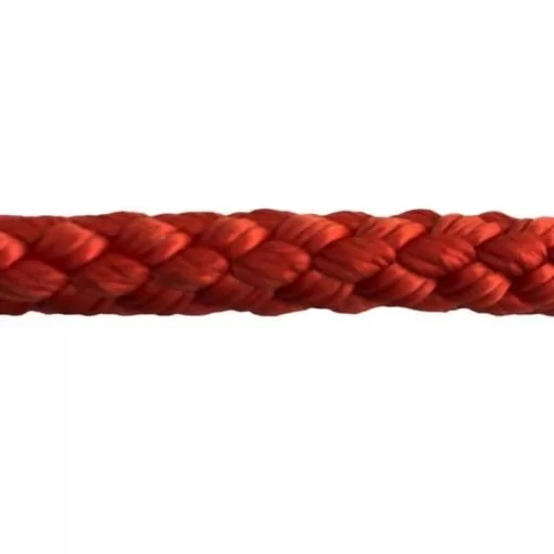 rs orange braided polypropylene rope 1