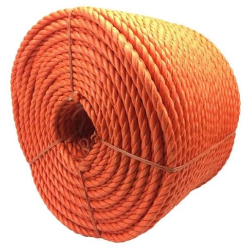 rs orange polypropylene rope 2