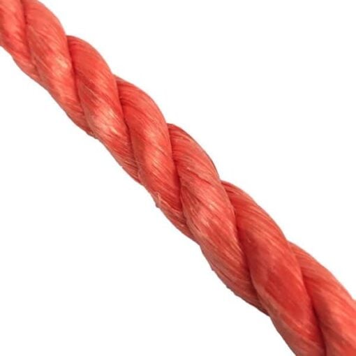 rs orange polypropylene rope 4