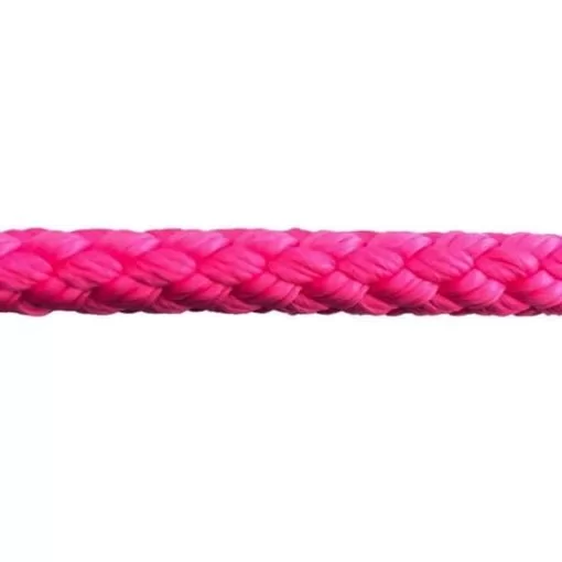 rs pink braided polypropylene rope 1