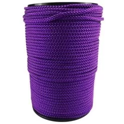 rs purple braided polypropylene rope 2