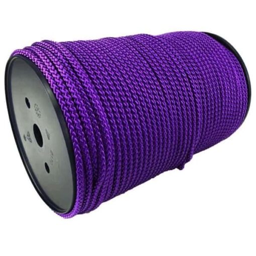 rs purple braided polypropylene rope 3