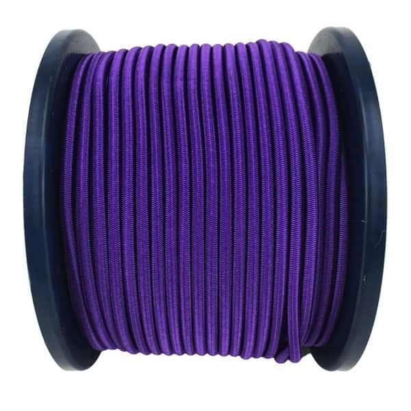 Golberg 1/8 Inch Diameter Shock Cord - Elastic Stretch Rope for Custom  Bungee Lengths - (Bright Purple, 10 Feet)