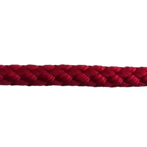 rs red braided polypropylene rope 1