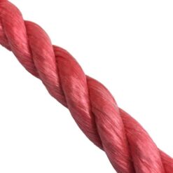 rs red polypropylene rope 5