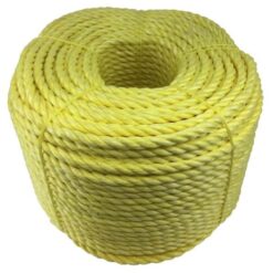 rs yellow polypropylene rope 1