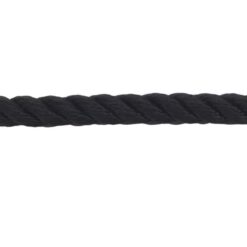 rs black 3 strand nylon rope 5