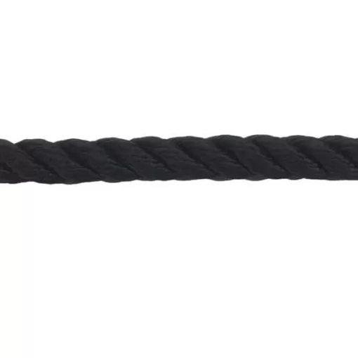 rs black 3 strand nylon rope 5