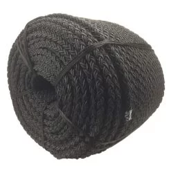 rs black 8 strand nylon rope 2