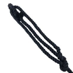 rs black natural cotton plain rope halter 3