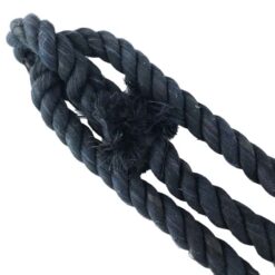 rs black natural cotton plain rope halter 4