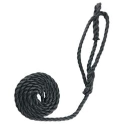 rs black polypropylene plain rope halter 2