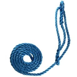 rs blue polypropylene plain rope halter 2