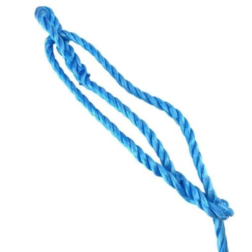 rs blue polypropylene plain rope halter 3