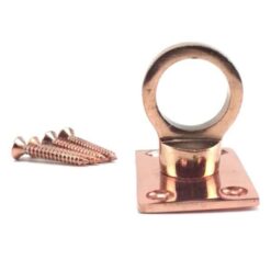 rs copper bronze decking rope fitting eye plate 3