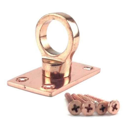 rs copper bronze decking rope fitting eye plate 5