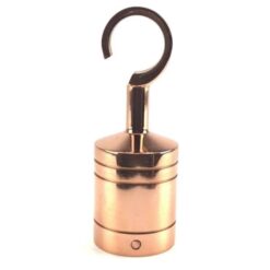 rs copper bronze decking rope fitting hook and eye plate 3 1