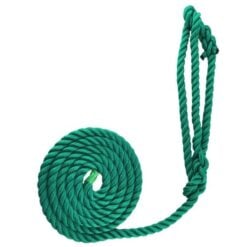 rs emerald green softline plain rope halter 2