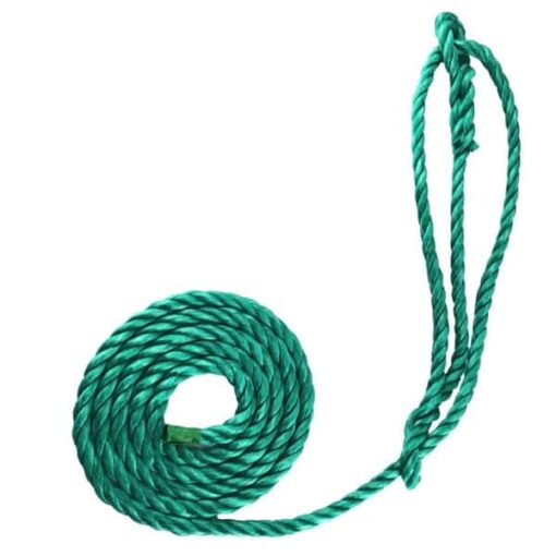 rs green polypropylene plain rope halter 2