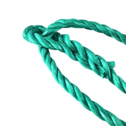 rs green polypropylene plain rope halter 4