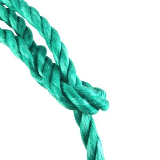 rs green polypropylene plain rope halter 5