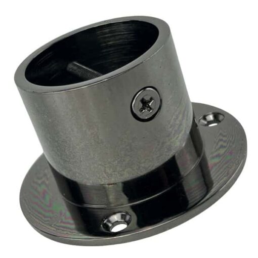 rs gun metal black decking rope fitting cup end 3