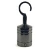 rs gun metal black decking rope fitting hook and eye plate 1 1