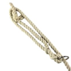 rs natural cotton ringed rope halter 3