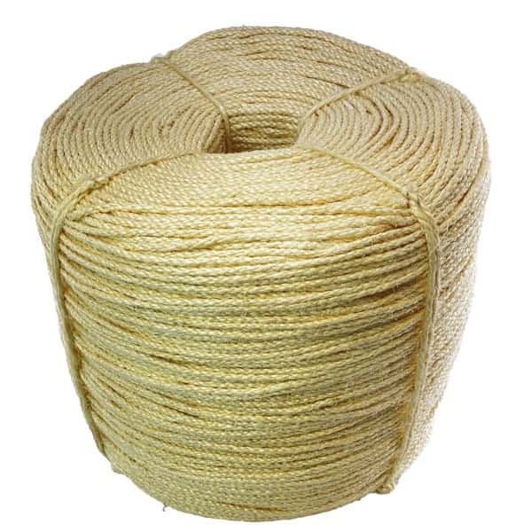 4mm Natural Sisal Rope (2000 Metre Coil) - RopeServices UK