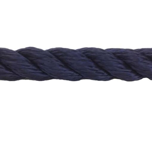 rs navy blue 3 strand nylon rope 5