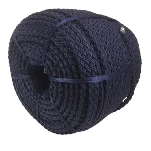 rs navy blue 8 strand nylon rope 2