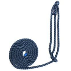 rs navy blue softline plain rope halter 2