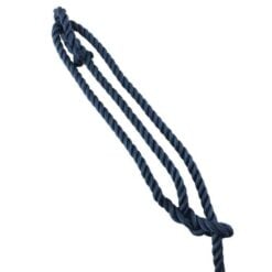 rs navy blue softline plain rope halter 3