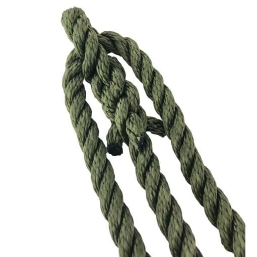 rs olive softline plain rope halter 4