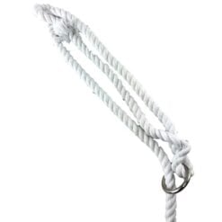 rs optic white natural cotton ringed rope halter 3