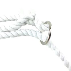 rs optic white natural cotton ringed rope halter 5