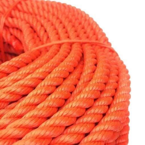 rs orange polyethylene rope 3