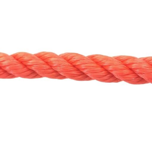 rs orange polyethylene rope 5