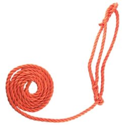 rs orange polypropylene plain rope halter 2